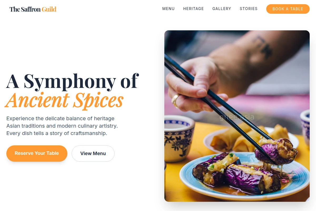 Heritage Asian Fusion Food