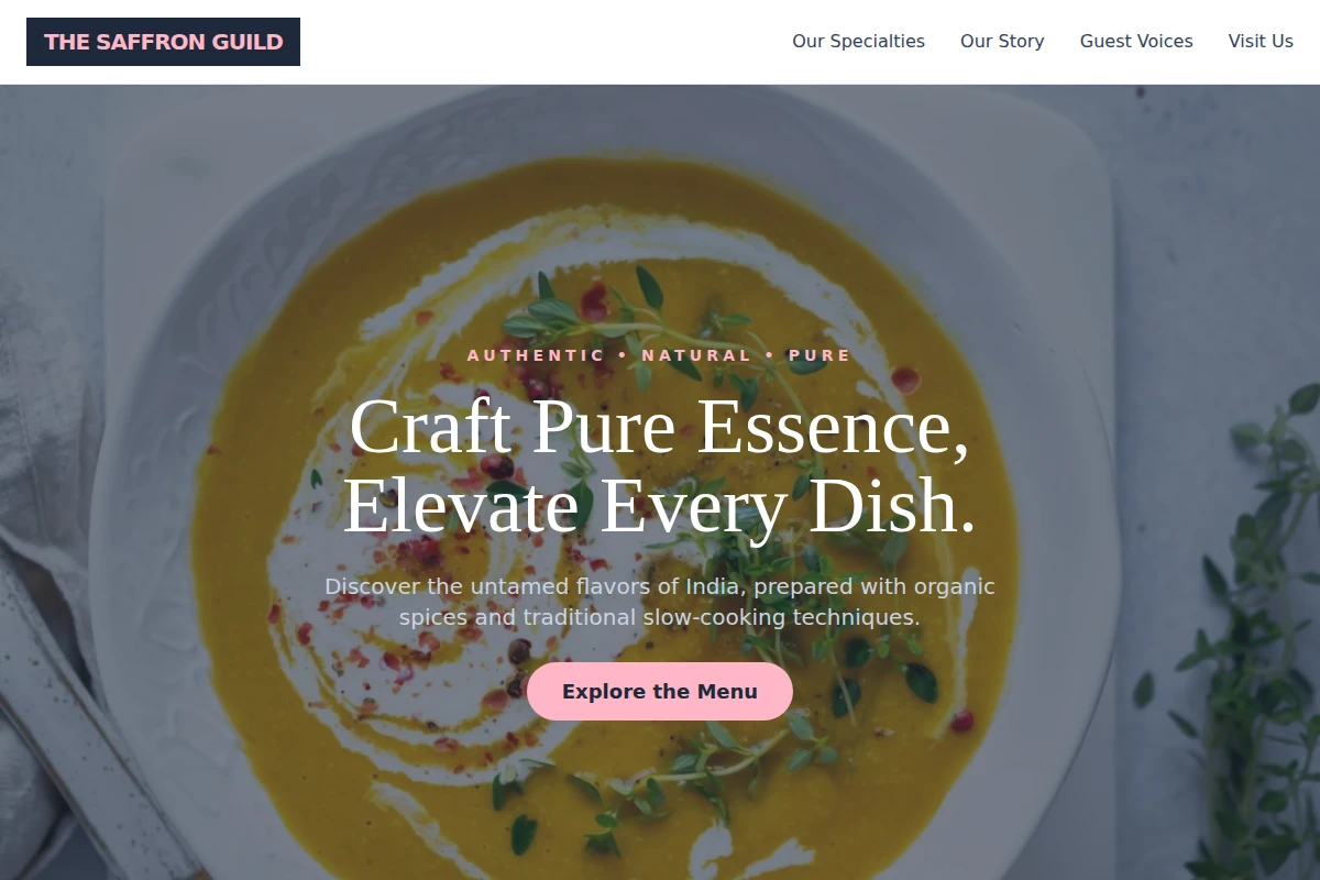 Natural Indian Food